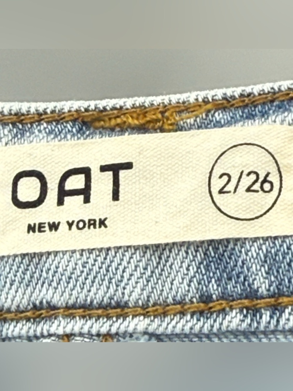 NWT OAT New York Cloud Luxe Lightweight Raw Hem Denim Cut Off Shorts Size 2 / 26 - Picture 8 of 11